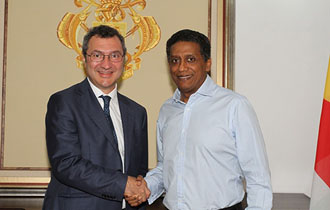 Italian Ambassador to Seychelles Accredited