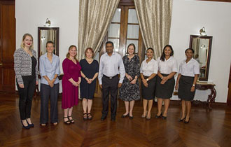 President Faure receives delegation from British Commonwealth Parliamentary Association