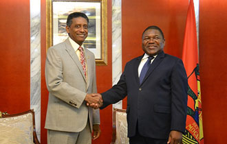 President Faure holds talks with President of Mozambique