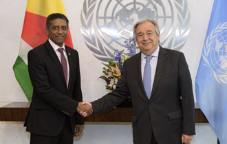 President Faure calls on UN Secretary-General