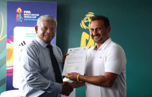 Official Handing Over of the Paradise Beach Soccer Arena to FIFA Ahead of the FIFA Beach Soccer World Cup 2025