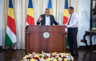 Mr. Alix Sebastien Pillay Sworn in as Vice President of the Republic of Seychelles