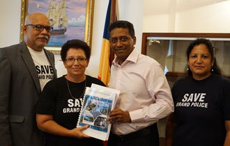 President Faure Receives members of the Grand Police Citizens’ Initiative at State House
