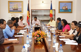 President Faure Meets the Board of CEPS